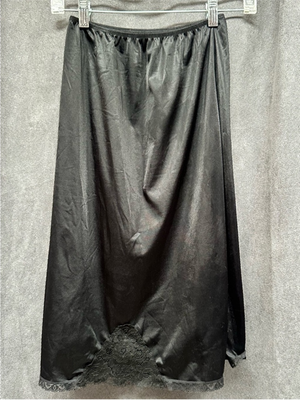 Vintage movie Star half slip black size small